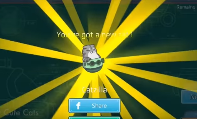 Gameplay screenshot from naughty kitties cats battle for Android