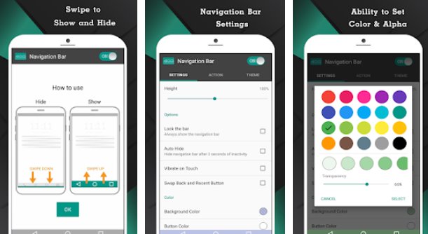 Gameplay screenshot from navigation bar back home recent button for Android