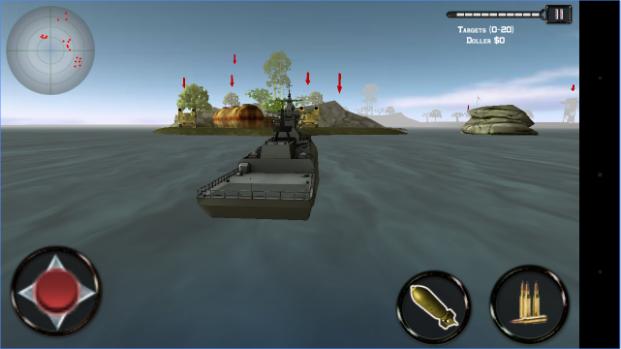 Gameplay screenshot from navy clash warship for Android