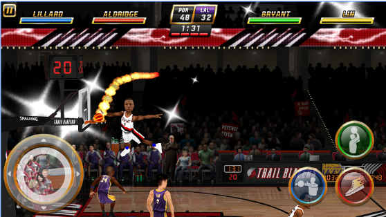 Gameplay screenshot from nba jam by ea sports for Android