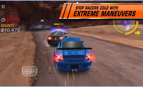 Gameplay screenshot from need for speed hot pursuit for Android