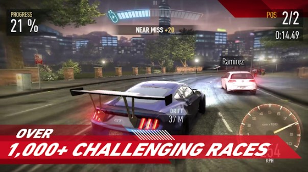 Gameplay screenshot from need for speed no limits for Android