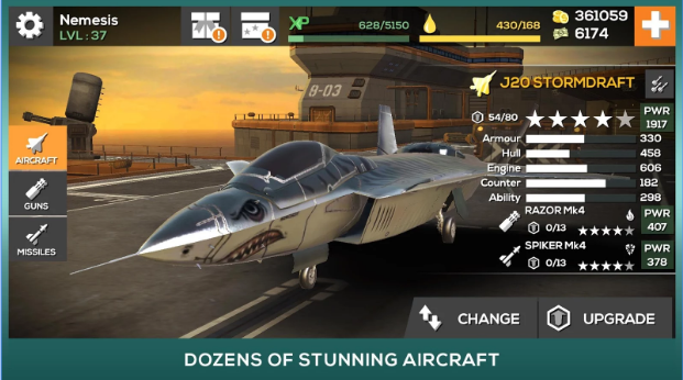 nemesi combattimento aereo MOD APK Android