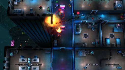 Gameplay screenshot from neon chrome for Android