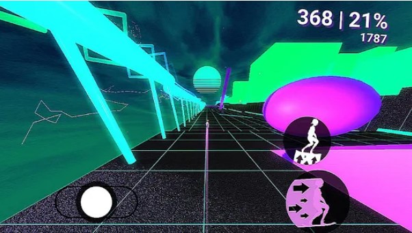 neon skate skateboard cyberpunk retro waves MOD APK Android