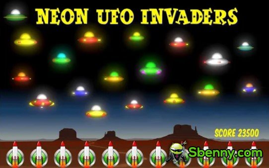 neon ufo invaders pro