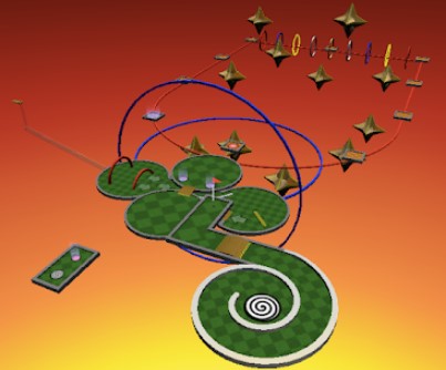 Gameplay screenshot from neverputt for Android
