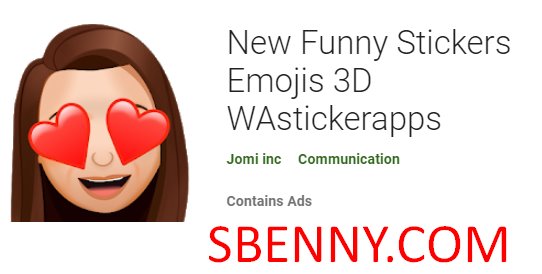 Emojis stikers ġodda umoristiċi 3d wAstickerapps