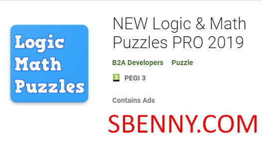new logic and math puzzles pro 2019