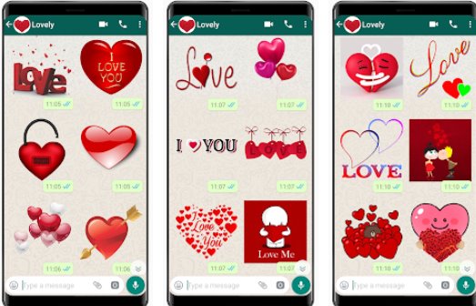 novos adesivos de amor 2020 wastickerapps amor MOD APK Android