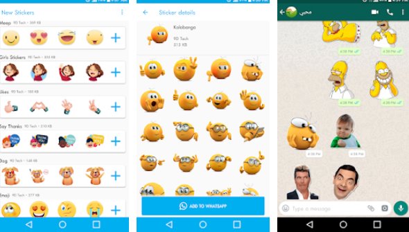 Gameplay screenshot from new stickers for whatsapp wastickerapps free for Android
