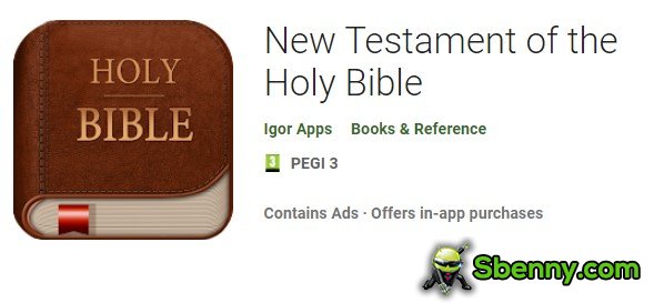 nouveau testament de la sainte bible