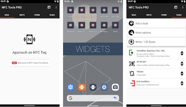 Gameplay screenshot from nfc tools pro edition for Android
