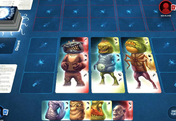 Gameplay screenshot from nightmarium card game for Android
