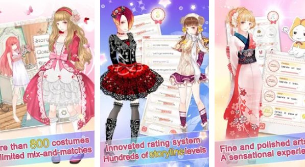 Gameplay screenshot from nikki up2u a dressing story for Android