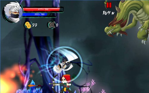 Gameplay screenshot from ninja assassin for Android