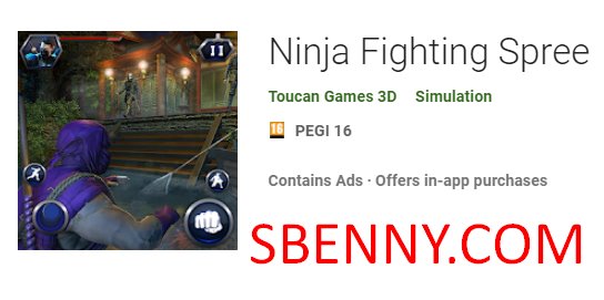 ninja fighting spree