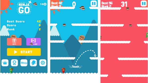 Gameplay screenshot from ninja go oreo brothers for Android