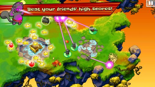 Gameplay screenshot from ninja hero cats for Android