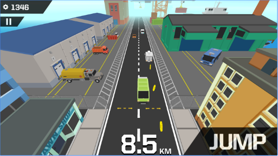 Gameplay screenshot from nitro dash for Android