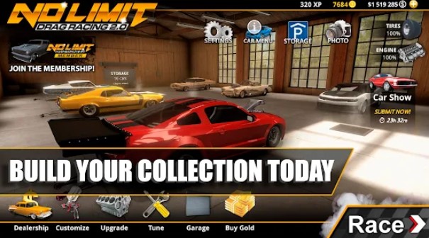Gameplay screenshot from no limit drag racing2 for Android