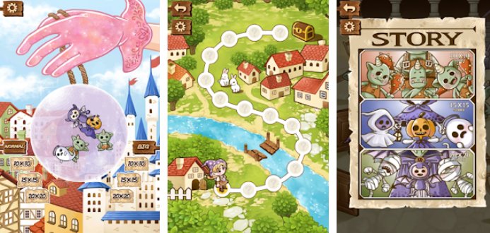 Gameplay screenshot from nonogram magic for Android