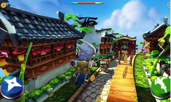 Gameplay screenshot from nonstop warrior for Android