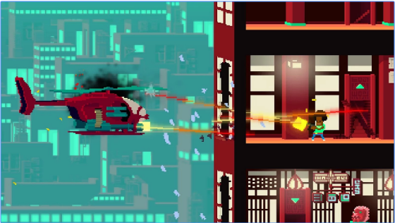 Gameplay screenshot from not a hero for Android