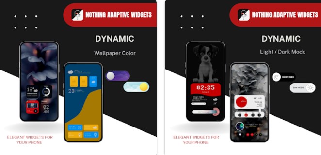 Gameplay screenshot from nothing adaptive widgets for Android
