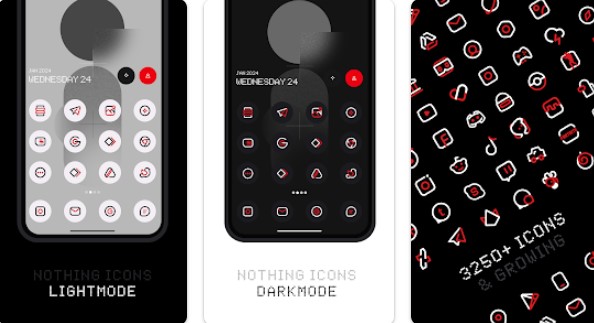 nothing icon pack line MOD APK Android