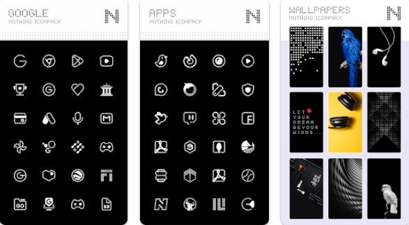 nothing iconpack APK Android