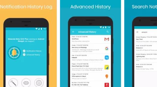 registro do histórico de notificações MOD APK Android
