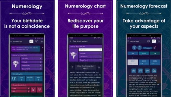 Gameplay screenshot from numerology rediscover your life purpose for Android