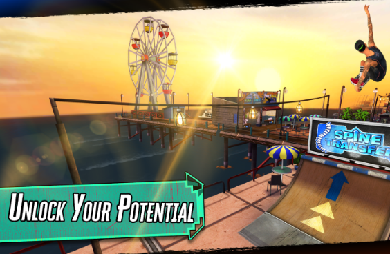 Gameplay screenshot from nyjah huston skatelife for Android