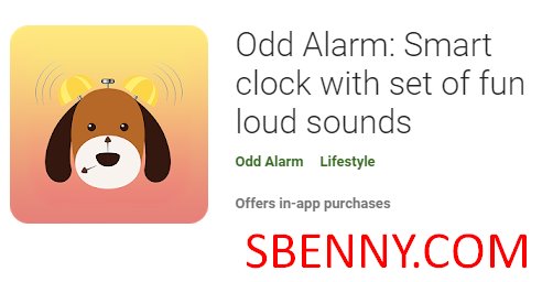 odd alarm smart clock with set of fun loud sounds