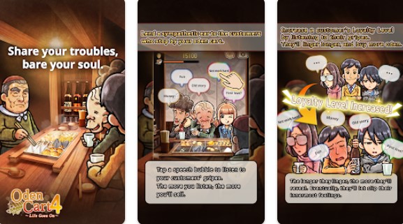 Gameplay screenshot from oden cart 4 life goes on for Android