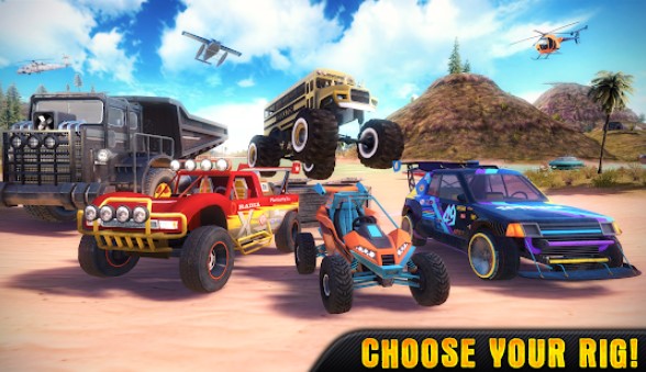 Gameplay screenshot from off the road otr open world driving for Android