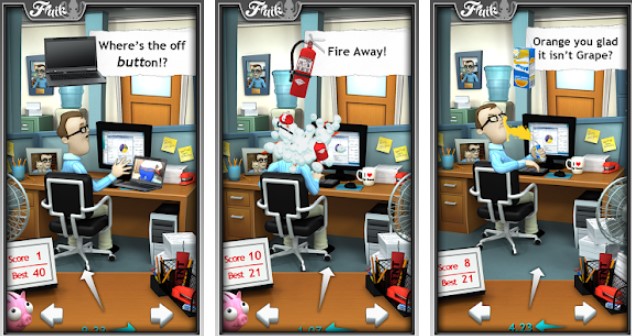 Gameplay screenshot from office jerk for Android