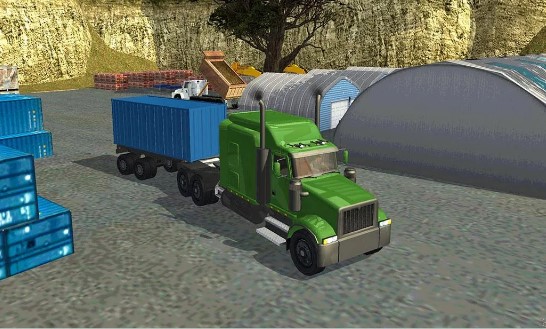 Gameplay screenshot from offroad truck driver outback hills for Android