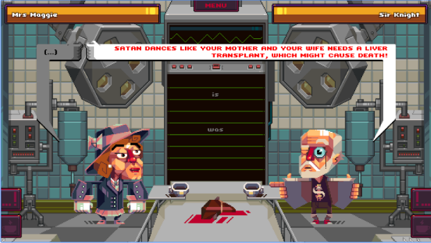 Gameplay screenshot from oh sir the insult simulator for Android