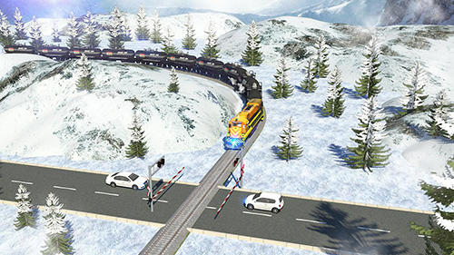 Gameplay screenshot from oil tanker train simulator for Android