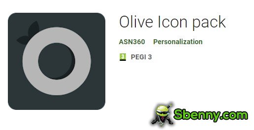 pack d'icônes olive