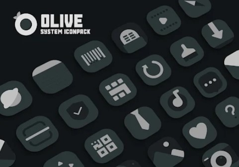 Gameplay screenshot from olive icon pack for Android