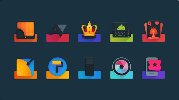 ombre icon pack MOD APK Android