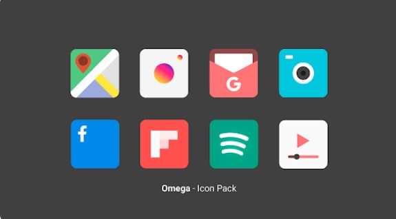 Gameplay screenshot from omega icon pack for Android