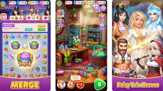 Gameplay screenshot from once upon a merge for Android