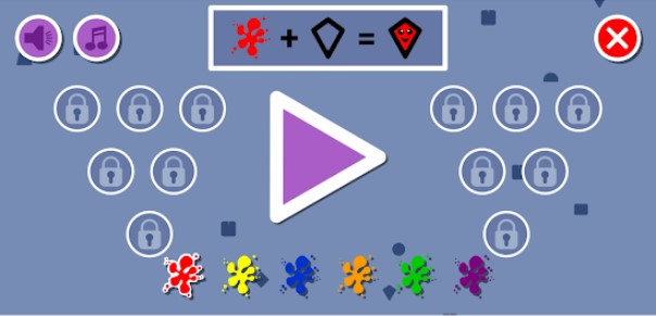 one color plus one shape MOD APK Android