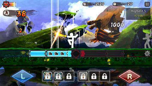 Gameplay screenshot from one finger death punch for Android