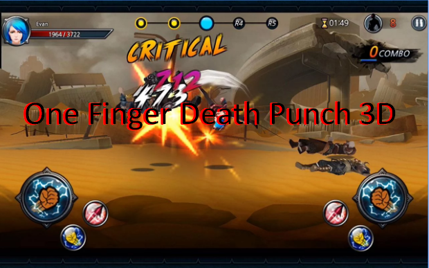 un dedo muerte ponche 3d