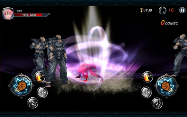 Gameplay screenshot from one finger death punch 3d for Android